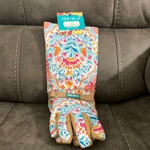 brand new pioneer women folk geo long gardening gloves